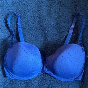 Marie Jo Elegant Blue Polka Dot Bra